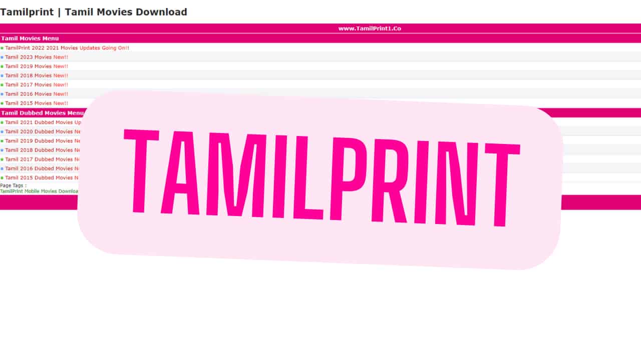 Unveiling Tamilprint Co: Your Ultimate Destination for Tamil Entertainment