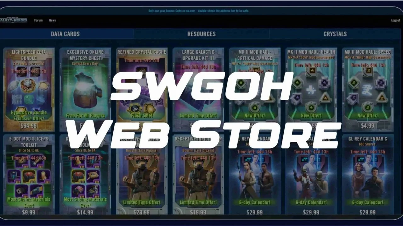 The Ultimate Guide to SWGoH Web Stores: Maximizing Your Gaming Experience